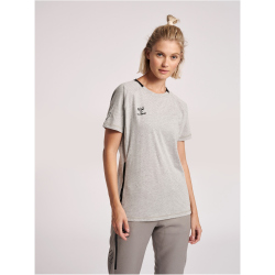 hummel Cima XK kurzarm Fitnessshirt Damen grey melange XXL