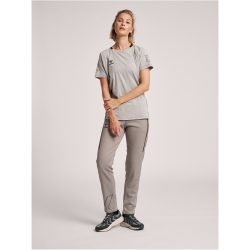 hummel Cima XK kurzarm Fitnessshirt Damen grey melange XXL