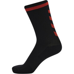 hummel Elite Indoor Socken kurz black/cherry tomato 27-30