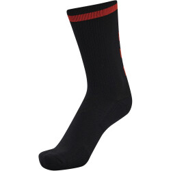 hummel Elite Indoor Socken kurz black/cherry tomato 27-30
