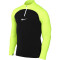 NIKE Academy Pro Dri-FIT langarm Trainingsshirt Herren black/volt/white XL