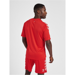 hummel Core XK Striped gestreiftes Trikot Herren true red/white 3XL