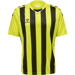 hummel Core XK Striped gestreiftes Trikot Herren lime popsicle/black XXL