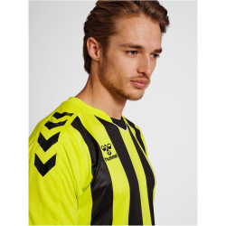 hummel Core XK Striped gestreiftes Trikot Herren lime popsicle/black S