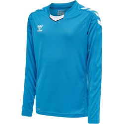 hummel Core XK langarm Trikot Kinder blue danube 116