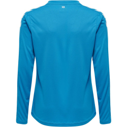 hummel Core XK langarm Trikot Kinder blue danube 116