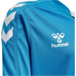 hummel Core XK langarm Trikot Kinder blue danube 116