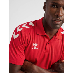 hummel Core XK Funktions-Poloshirt true red S