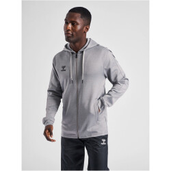 hummel Core XK Poly Kapuzenjacke grey melange XXL