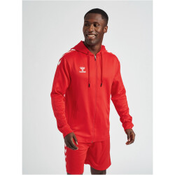 hummel Core XK Poly Kapuzenjacke true red 3XL