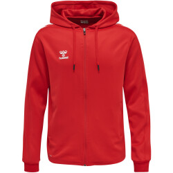 hummel Core XK Poly Kapuzenjacke true red M