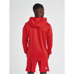 hummel Core XK Poly Kapuzenjacke true red M
