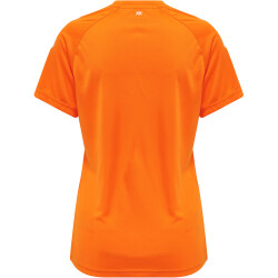 hummel Core XK Poly Trainingsshirt Damen orange tiger XXL