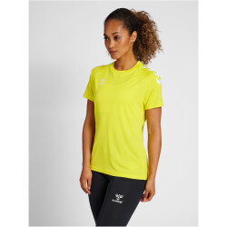 hummel Core XK Poly Trainingsshirt Damen blazing yellow XXL