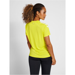 hummel Core XK Poly Trainingsshirt Damen blazing yellow XXL