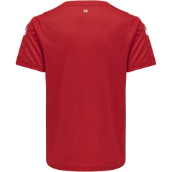 hummel Core XK gestreiftes Trikot Kinder true red/white 116