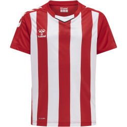 hummel Core XK gestreiftes Trikot Kinder true red/white 116