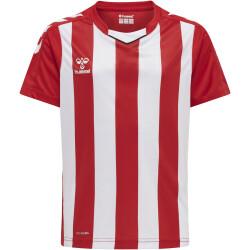 hummel Core XK gestreiftes Trikot Kinder true red/white 176