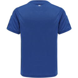 hummel Core XK gestreiftes Trikot Kinder true blue/white 164