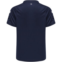 hummel Core XK gestreiftes Trikot Kinder marine/white 116