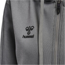hummel Core XK Poly Kapuzenjacke Damen grey melange XL