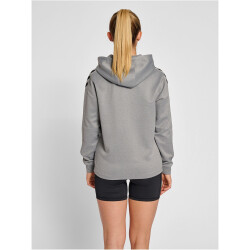 hummel Core XK Poly Kapuzenjacke Damen grey melange XL