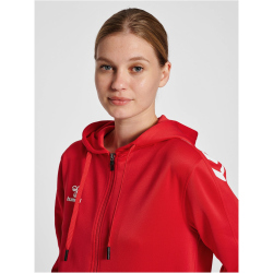 hummel Core XK Poly Kapuzenjacke Damen true red XXL