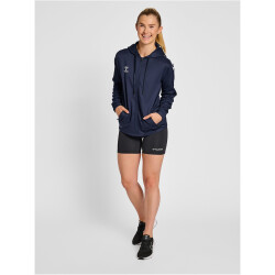 hummel Core XK Poly Kapuzenjacke Damen marine XL