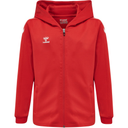 hummel Core XK Poly Kapuzenjacke Kinder true red 152