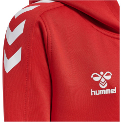 hummel Core XK Poly Kapuzenjacke Kinder true red 152