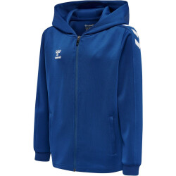 hummel Core XK Poly Kapuzenjacke Kinder true blue 116