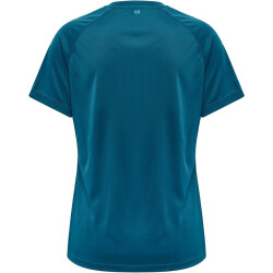 hummel Core XK Poly Trainingsshirt Damen blue coral XXL