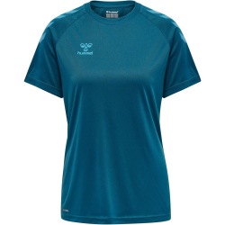 hummel Core XK Poly Trainingsshirt Damen blue coral XXL