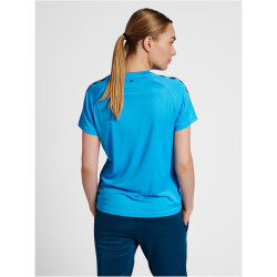 hummel Core XK Poly Trainingsshirt Damen blue danube M