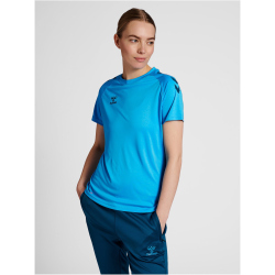 hummel Core XK Poly Trainingsshirt Damen blue danube S