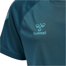 hummel Core XK Poly Trainingsshirt Kinder blue coral 116