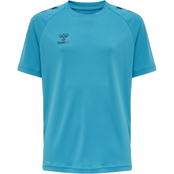 hummel Core XK Poly Trainingsshirt Kinder blue danube 140