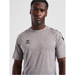hummel Core XK Poly Trainingsshirt Herren grey melange XXL