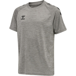 hummel Core XK Poly Trainingsshirt Kinder grey melange 140