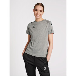 hummel Core XK Poly Trainingsshirt Damen grey melange S