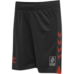 hummel GG12 Action Shorts Kinder black/cherry tomato 128