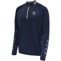 hummel GG12 Action 1/2-Zip Sweatshirt Herren marine/alloy...