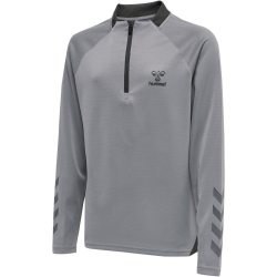 hummel GG12 Action 1/2-Zip Sweatshirt Kinder alloy 128