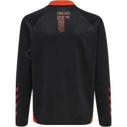 hummel GG12 Action 1/2-Zip Sweatshirt Kinder black/cherry...