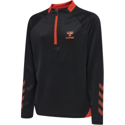 hummel GG12 Action 1/2-Zip Sweatshirt Kinder black/cherry...