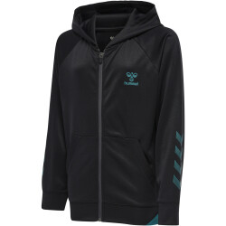 hummel GG12 Action Kapuzenjacke Kinder black/deep lagoon 116