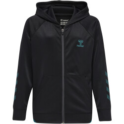 hummel GG12 Action Kapuzenjacke Kinder black/deep lagoon 116
