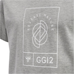 hummel GG12 Freizeitshirt Kinder grey melange 128