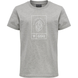 hummel GG12 Freizeitshirt Kinder grey melange 152