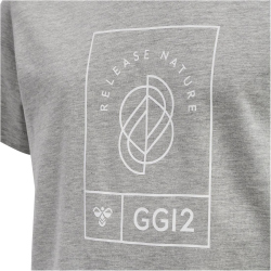 hummel GG12 Freizeitshirt Kinder grey melange 152
